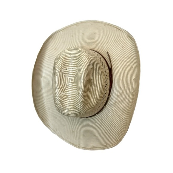 Goldstone American cowboy western tuff cooper straw hat cream tan brown
